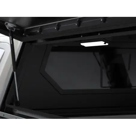 Hardtop Contour noir lisse sans fenêtre latérale Ford Ranger 2023+ double cabine Alu-Cab